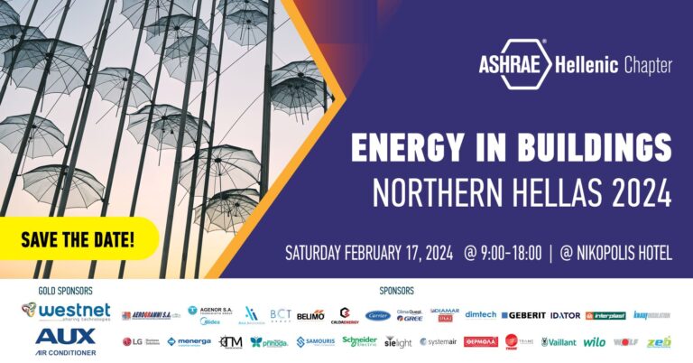BCT Group invites you at ASHRAE's Hellenic Chapter International Conference “Energy in Buildings Northern Greece 2024”